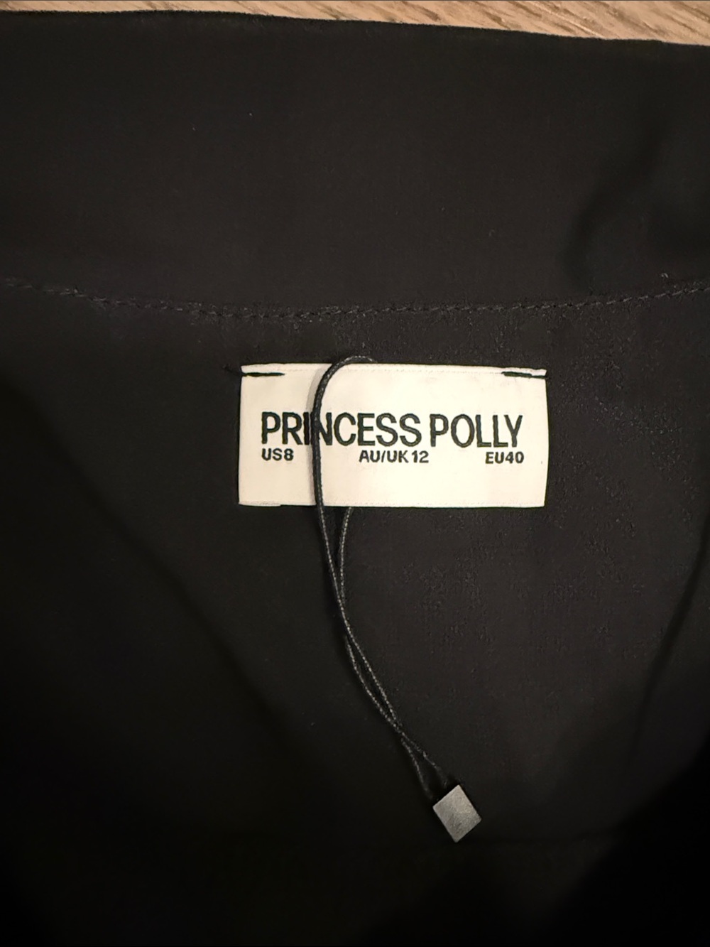 Princess Polly Black A-Line Midi Skirt - Picture 3 of 3